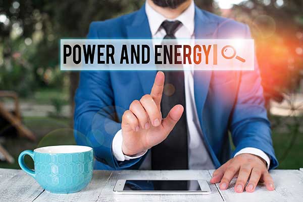 Kilowatt-Hours Power and Energy | man with ipad