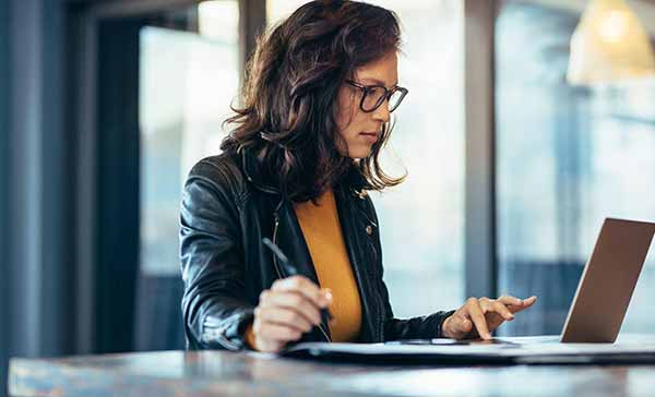 Electricity Provider and Texas Electricity Planing at Laptop