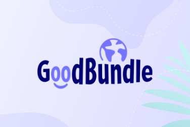 GoodBundle logo with a stylized globe and smiley face.