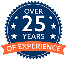Go with the pros – we've been around for 25+ years, making us your trusted choice.