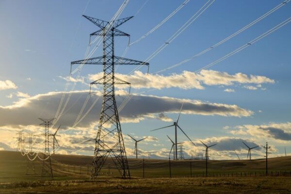 powerlines in Ontario, Canada